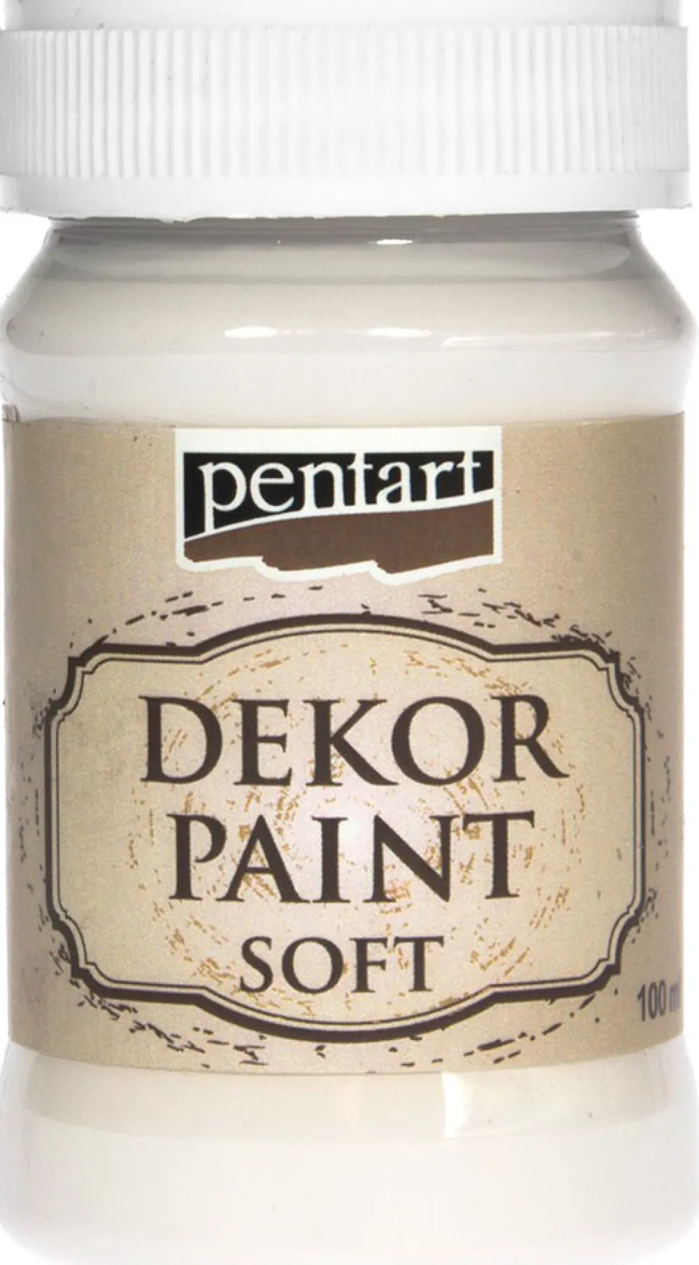 Pentart Farba kredowa - - biały krem, 100 ml > Farby Kredowe