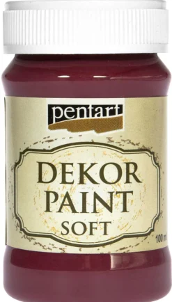 Pentart Farba kredowa - - burgundowa, 100 ml > Farby Kredowe