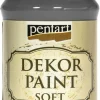Pentart Farba kredowa - - grafitowy, 100 ml