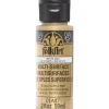 FolkArt Farba metaliczna Multi-Surface - - 14K Gold, 59 ml > Farby Akrylowe|Farby Dekoracyjne