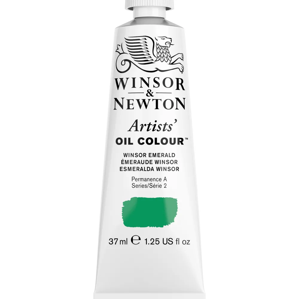 Winsor & Newton Farba olejna Artists' Oil Colour - - Winsor Emerald 37 ml > Farby Olejne