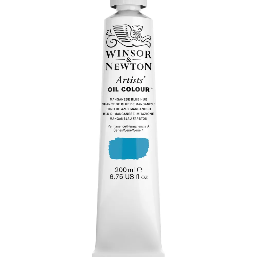 Winsor & Newton Farba olejna Artists' Oil Colour - - Manganese Blue Hue 200 ml