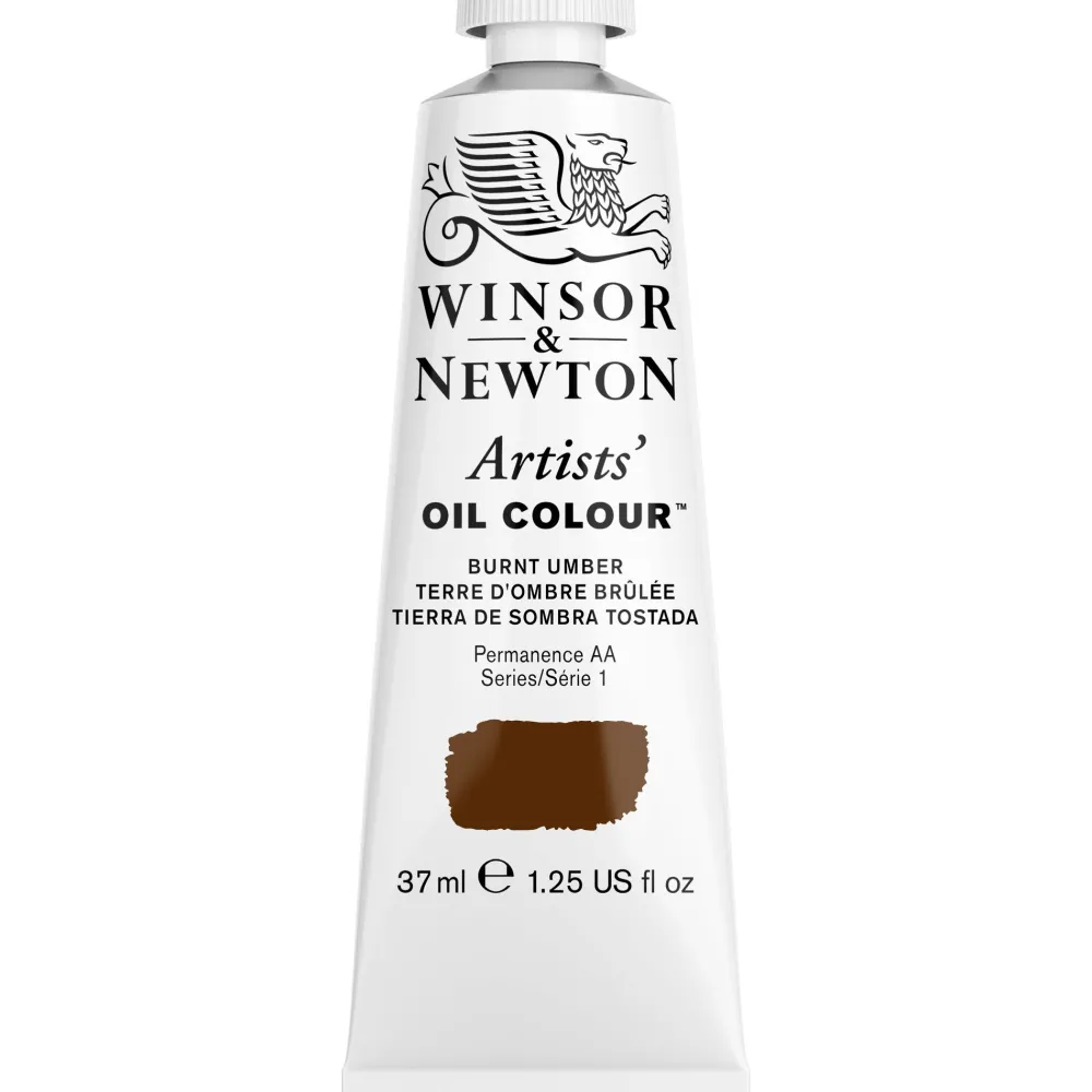 Winsor & Newton Farba olejna Artists' Oil Colour - - Burnt Umber 37 ml > Farby Olejne