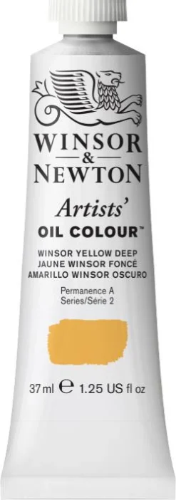 Winsor & Newton Farba olejna Artists' Oil Colour - - Winsor Yellow Deep, 37 ml