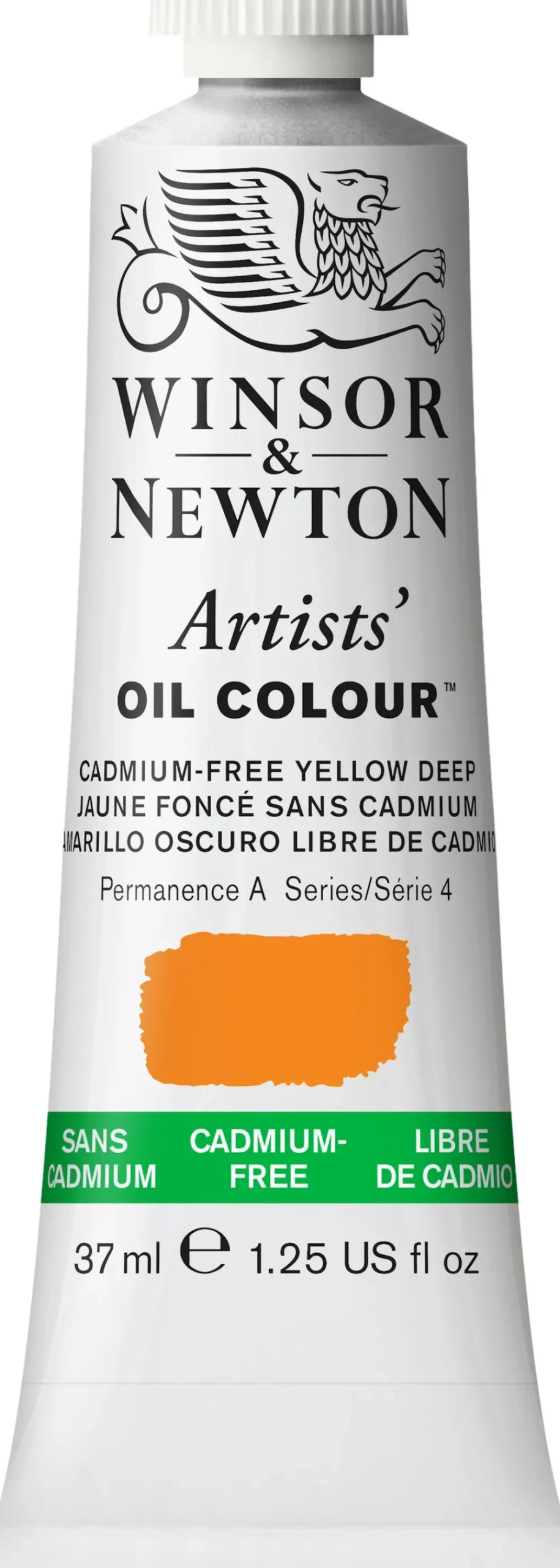 Winsor & Newton Farba olejna Artists' Oil Colour - - Cadmium Free Yellow Deep, 37 ml