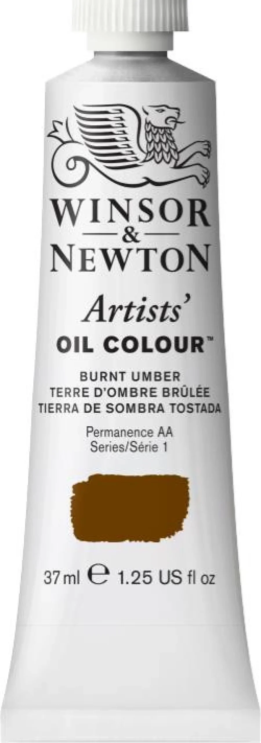 Winsor & Newton Farba olejna Artists' Oil Colour - - Burnt Umber, 37 ml