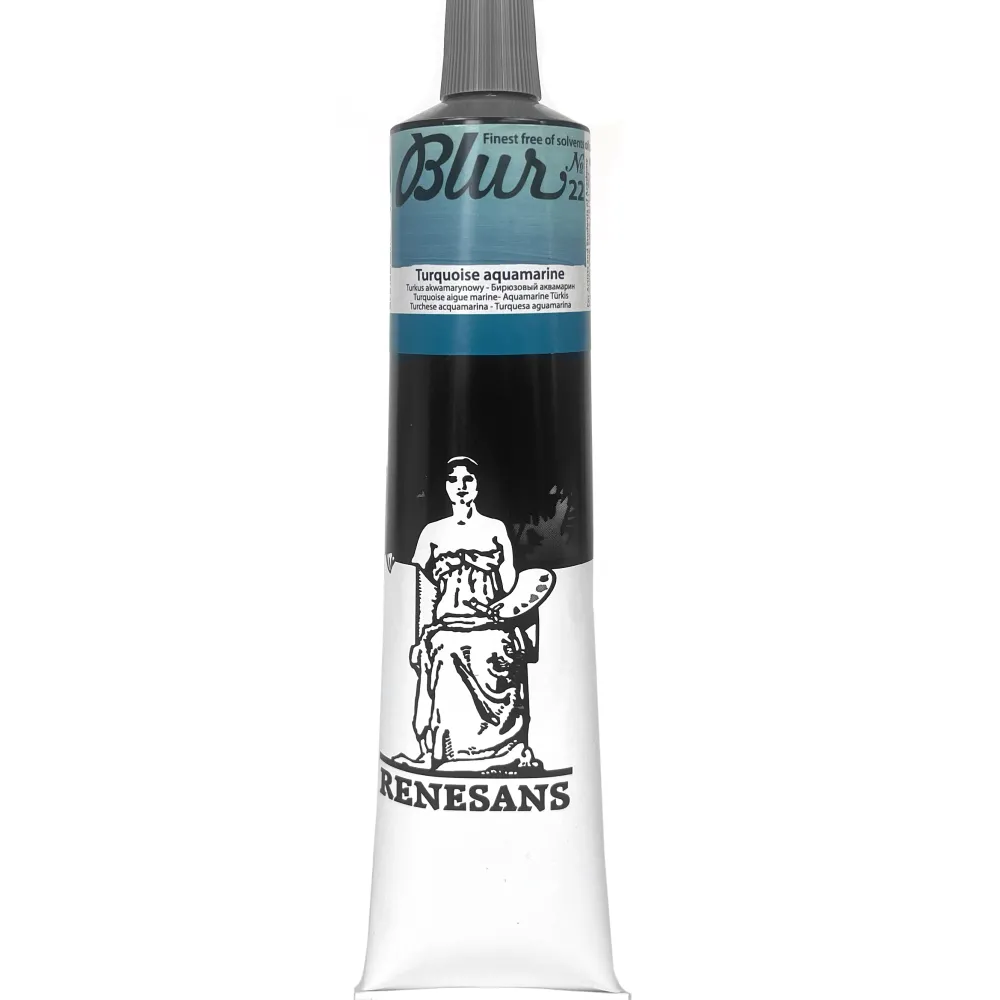 Renesans Farba olejna Blur - - 22, aquamarine turquoise, 200 ml > Farby Olejne