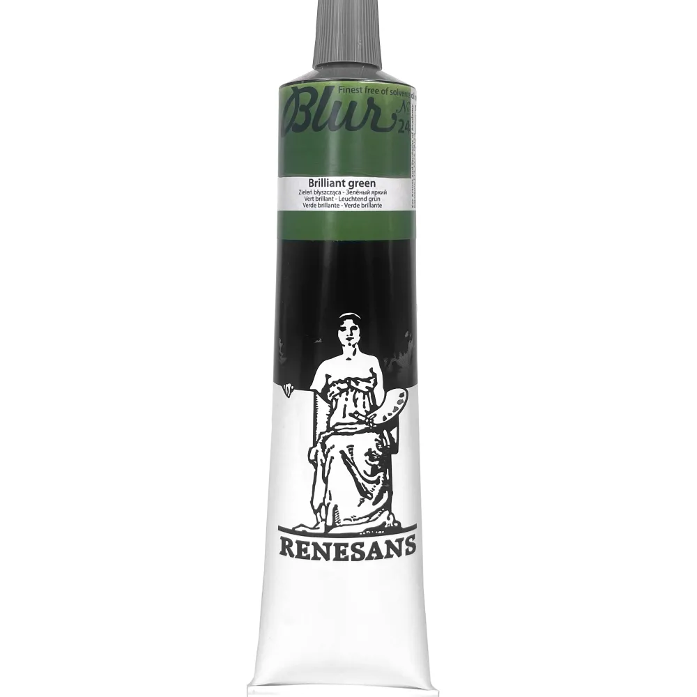 Renesans Farba olejna Blur - - 24, brilliant green, 200 ml > Farby Olejne