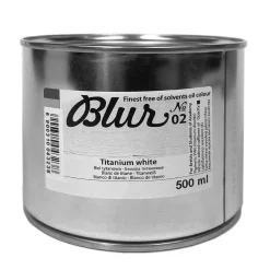 Renesans Farba olejna Blur - - 02, titanium white, 500 ml > Farby Olejne