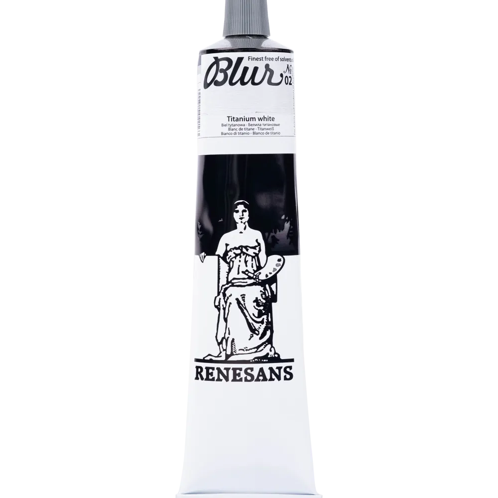 Renesans Farba olejna Blur - - 02, titanium white, 200 ml