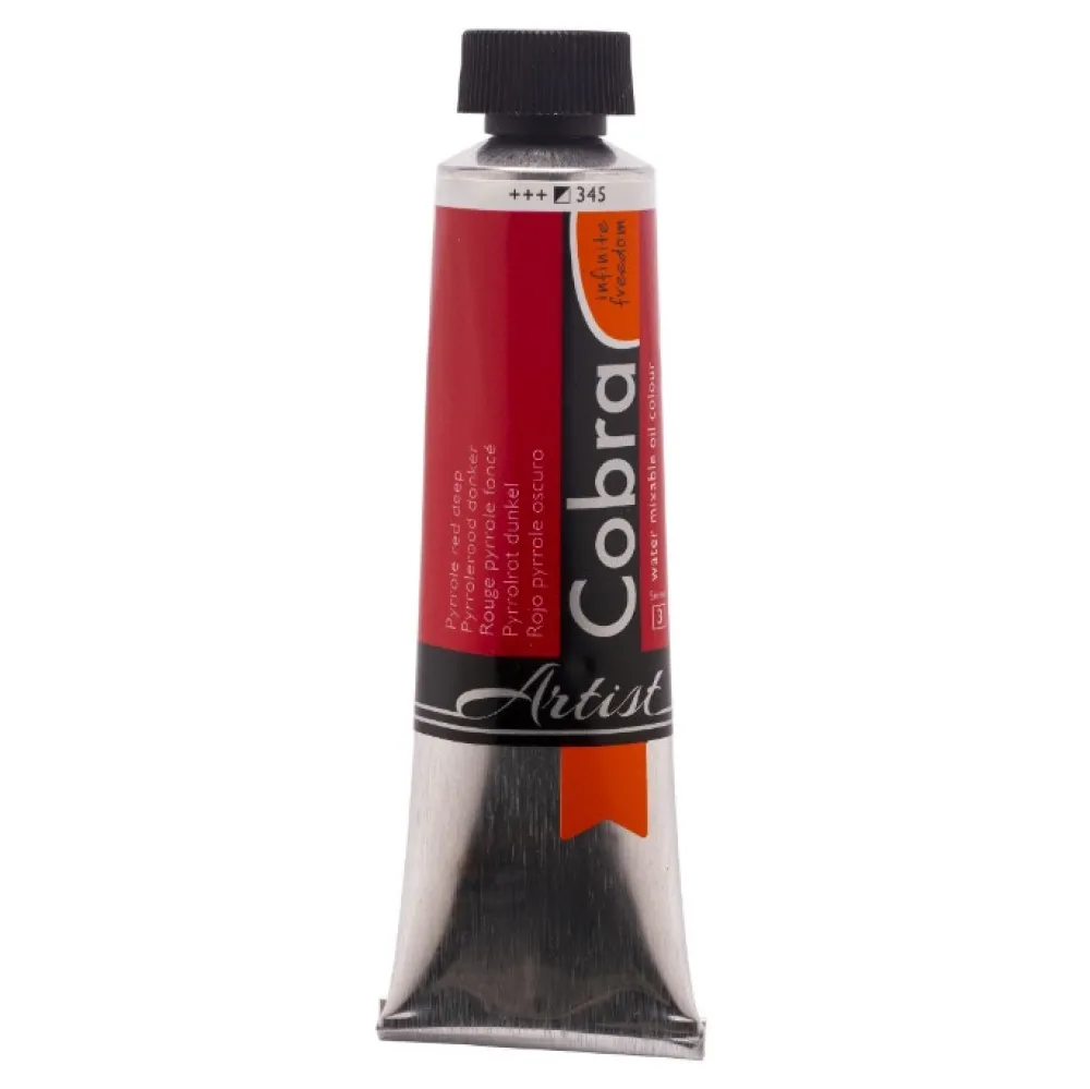 Cobra Farba olejna Artist - - 345, Pyrrole Red Deep, 40 ml