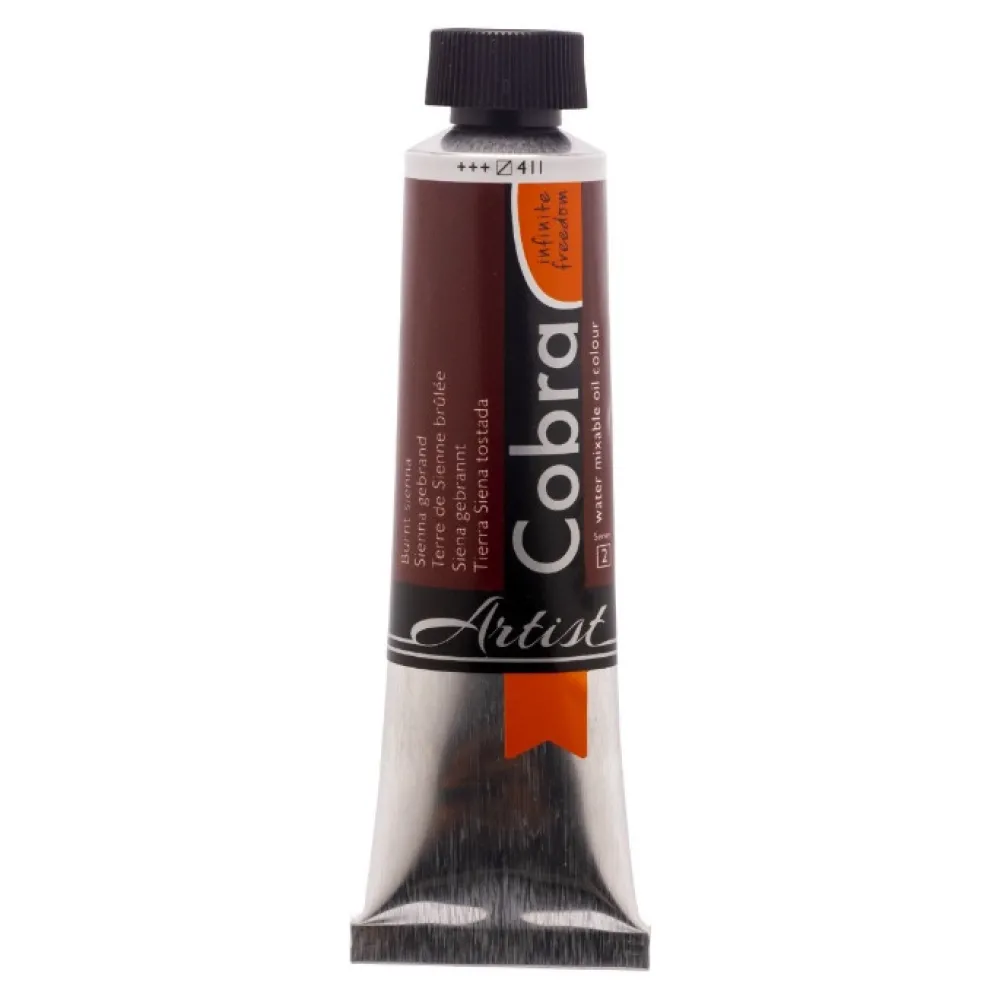 Cobra Farba olejna Artist - - 411, Burnt Sienna, 40 ml