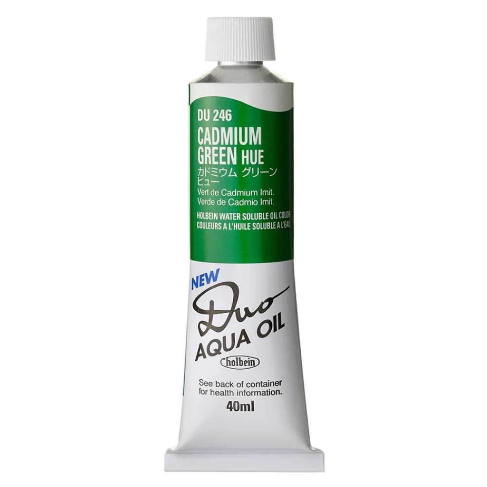 Holbein Farba olejna Duo Aqua Oil - - 247, Cadmium Green Deep Hue, 40 ml