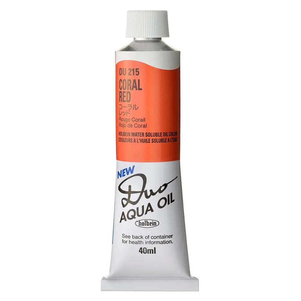 Holbein Farba olejna Duo Aqua Oil - - 212, Naphthol Red, 40 ml > Farby Olejne Wodorozcieńczalne