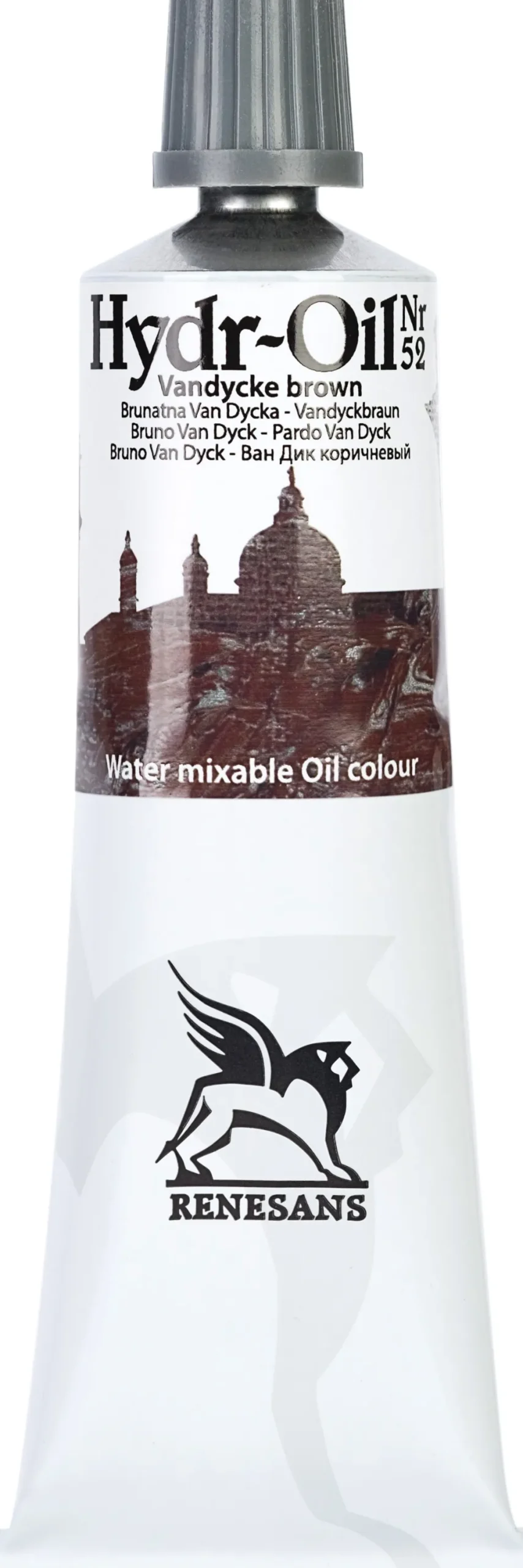 Renesans Farba olejna Hydr-Oil - - 51, burnt umber, 60 ml > Farby Olejne|Farby Olejne Wodorozcieńczalne
