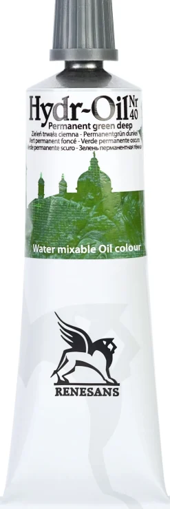 Renesans Farba olejna Hydr-Oil - - 39, permanent green pale, 60 ml > Farby Olejne|Farby Olejne Wodorozcieńczalne