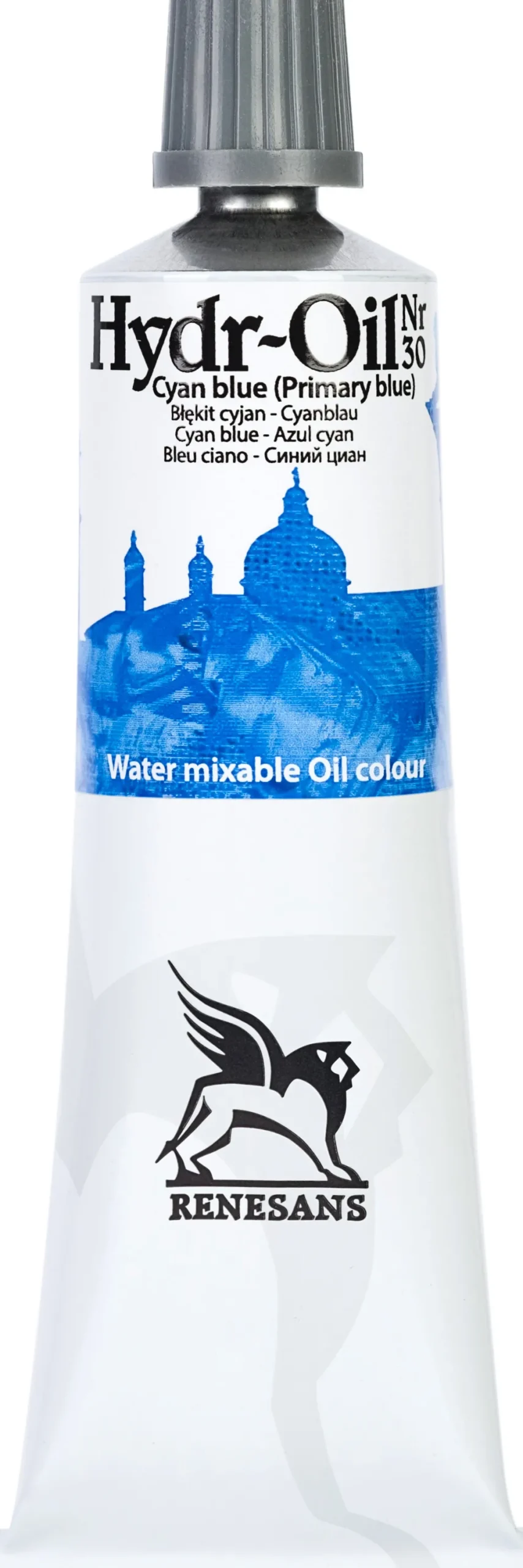 Renesans Farba olejna Hydr-Oil - - 30, cyan blue, 60 ml