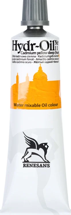 Renesans Farba olejna Hydr-Oil - - 10, cadmium yellow medium hue, 60 ml > Farby Olejne|Farby Olejne Wodorozcieńczalne