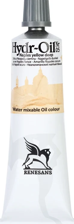 Renesans Farba olejna Hydr-Oil - - 04, Naples yellow pale, 60 ml > Farby Olejne|Farby Olejne Wodorozcieńczalne