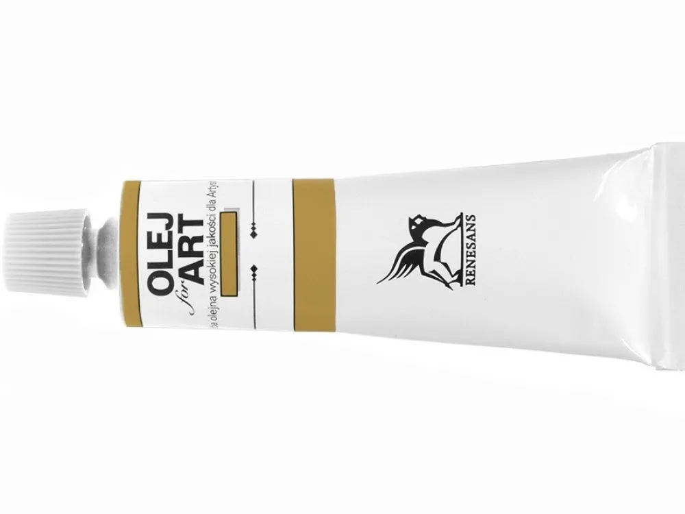 Renesans Farba olejna metaliczna Olej for Art - - 90, złoto, 60 ml