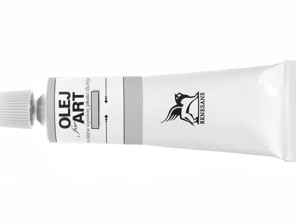 Renesans Farba olejna metaliczna Olej for Art - - 89, srebro, 60 ml