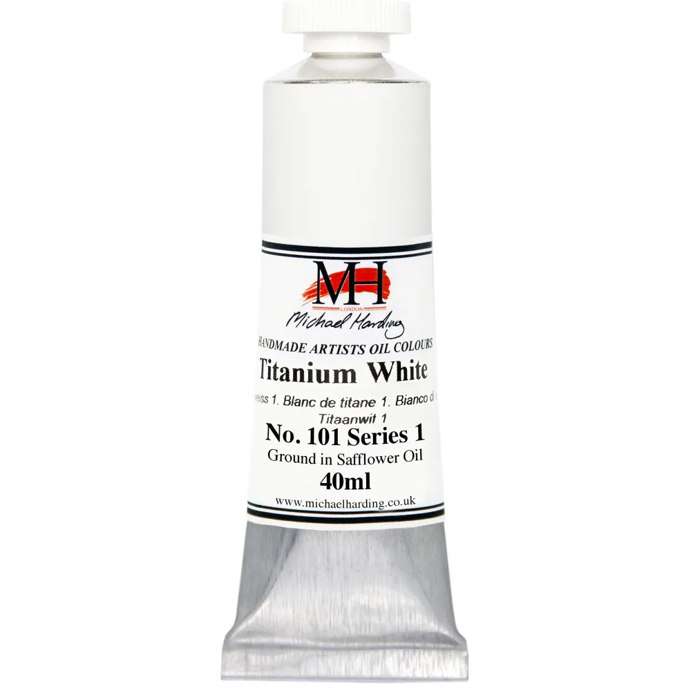 Michael Harding Farba olejna - - 101, Titanium White, 40 ml