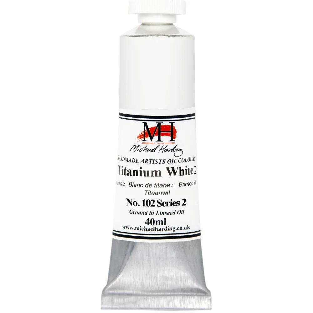 Michael Harding Farba olejna - - 102, Titanium White 2, 40 ml