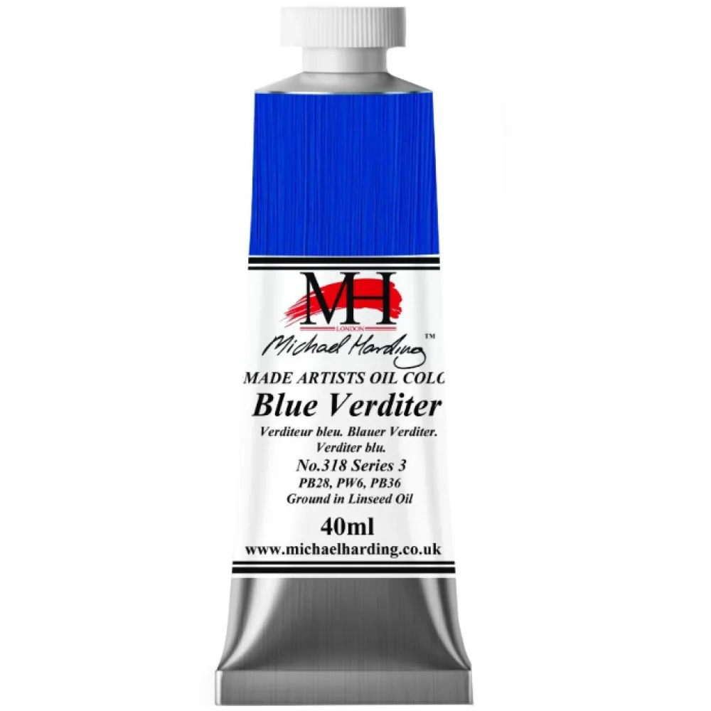 Michael Harding Farba olejna - - 318, Blue Verditer, 40 ml