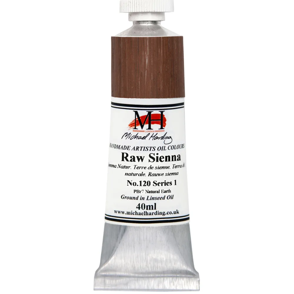 Michael Harding Farba olejna - - 120, Raw Sienna, 40 ml