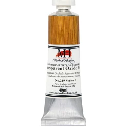 Michael Harding Farba olejna - - 219, Transparent Oxide Yellow, 40 ml