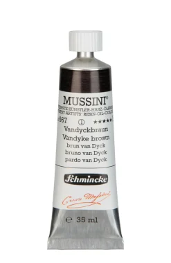 Schmincke Farba olejna Mussini - - 666, Natural Burnt Umber, 35 ml > Farby Olejne