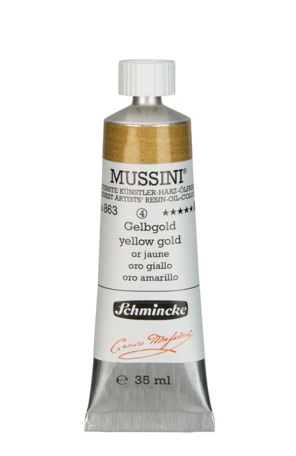 Schmincke Farba olejna Mussini - - 863, Yellow Gold, 35 ml