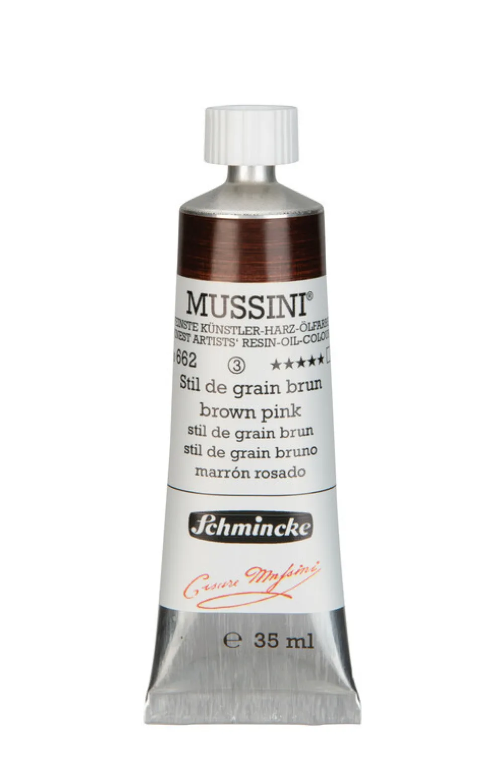 Schmincke Farba olejna Mussini - - 662, Brown Pink, 35 ml