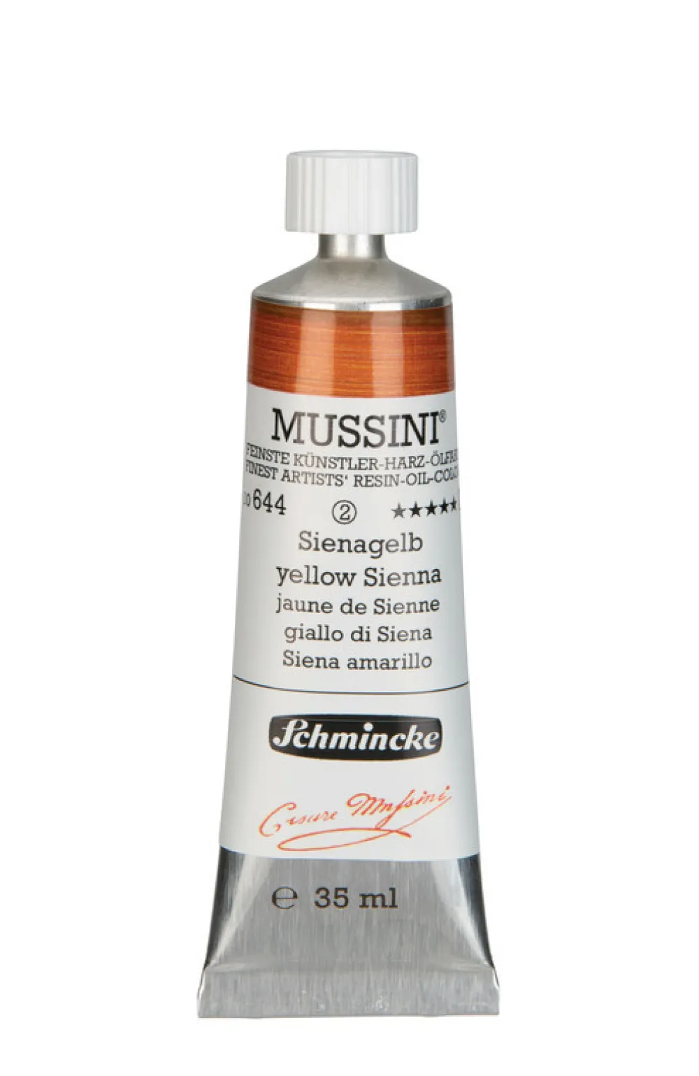 Schmincke Farba olejna Mussini - - 644, Yellow Sienna, 35 ml