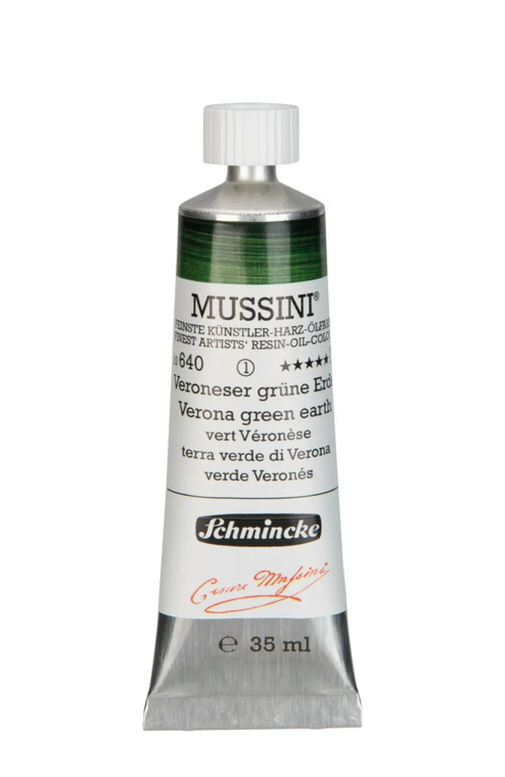Schmincke Farba olejna Mussini - - 640, Verona Green Earth, 35 ml