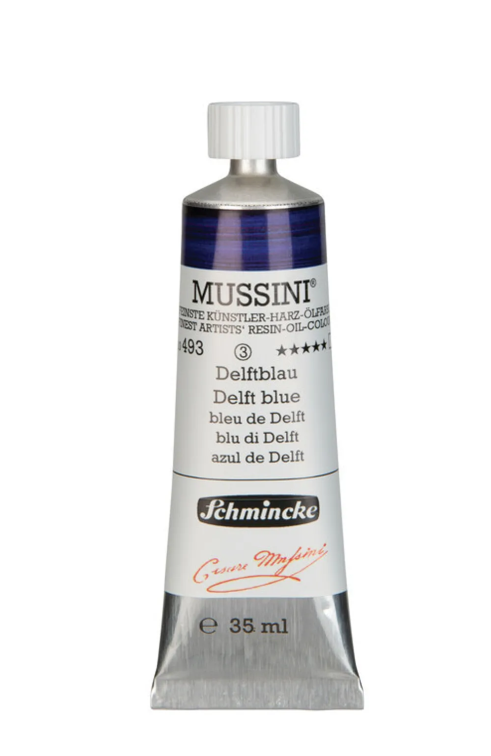 Schmincke Farba olejna Mussini - - 493, Delft Blue, 35 ml