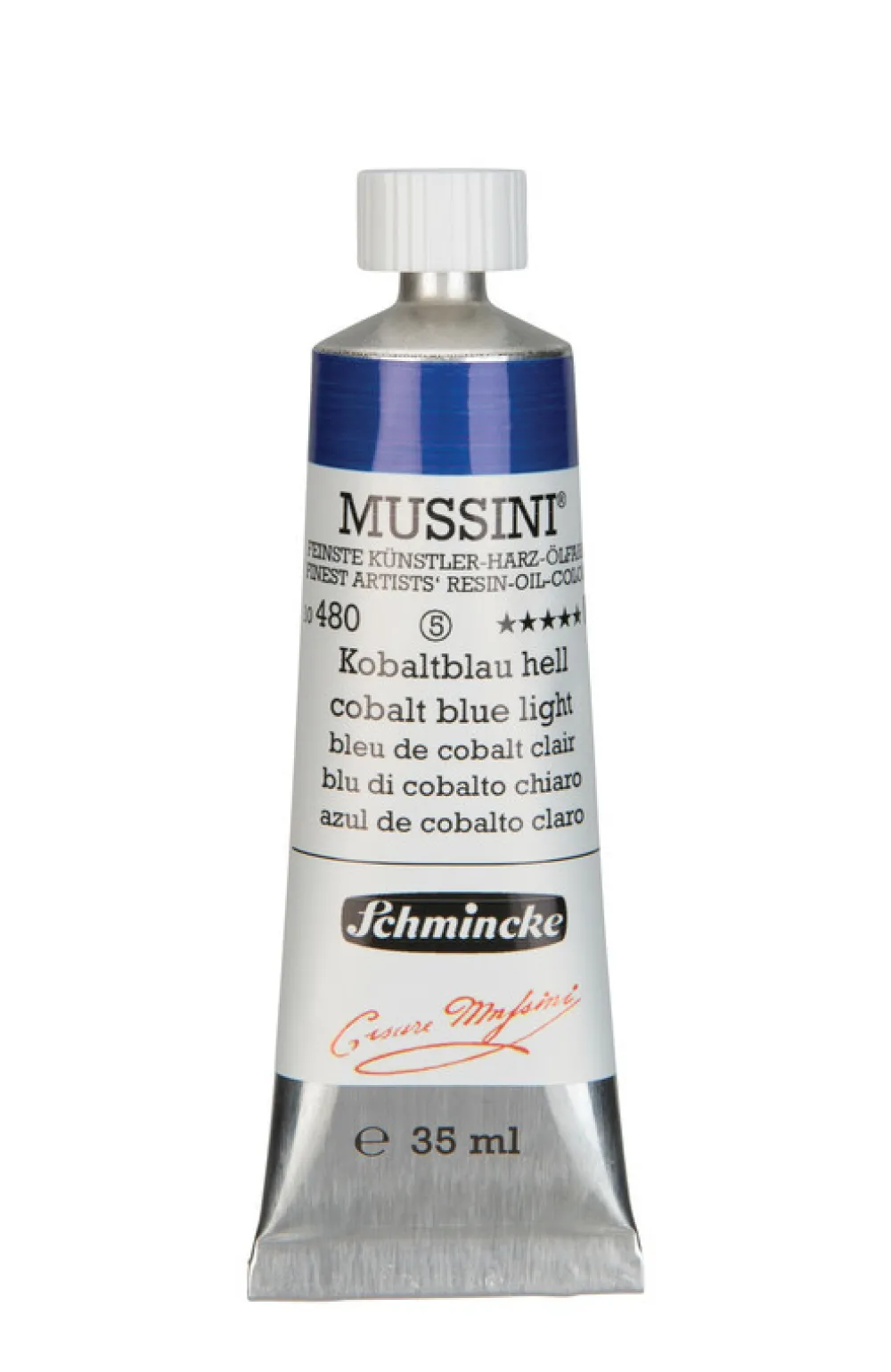 Schmincke Farba olejna Mussini - - 481, Cobalt Blue Deep, 35 ml