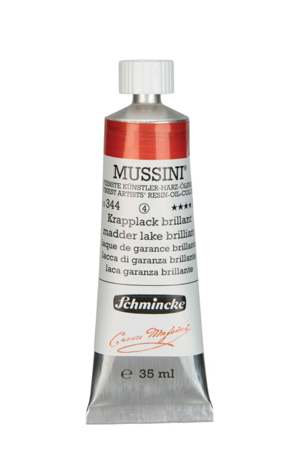 Schmincke Farba olejna Mussini - - 343, Madder Root Red, 35 ml > Farby Olejne
