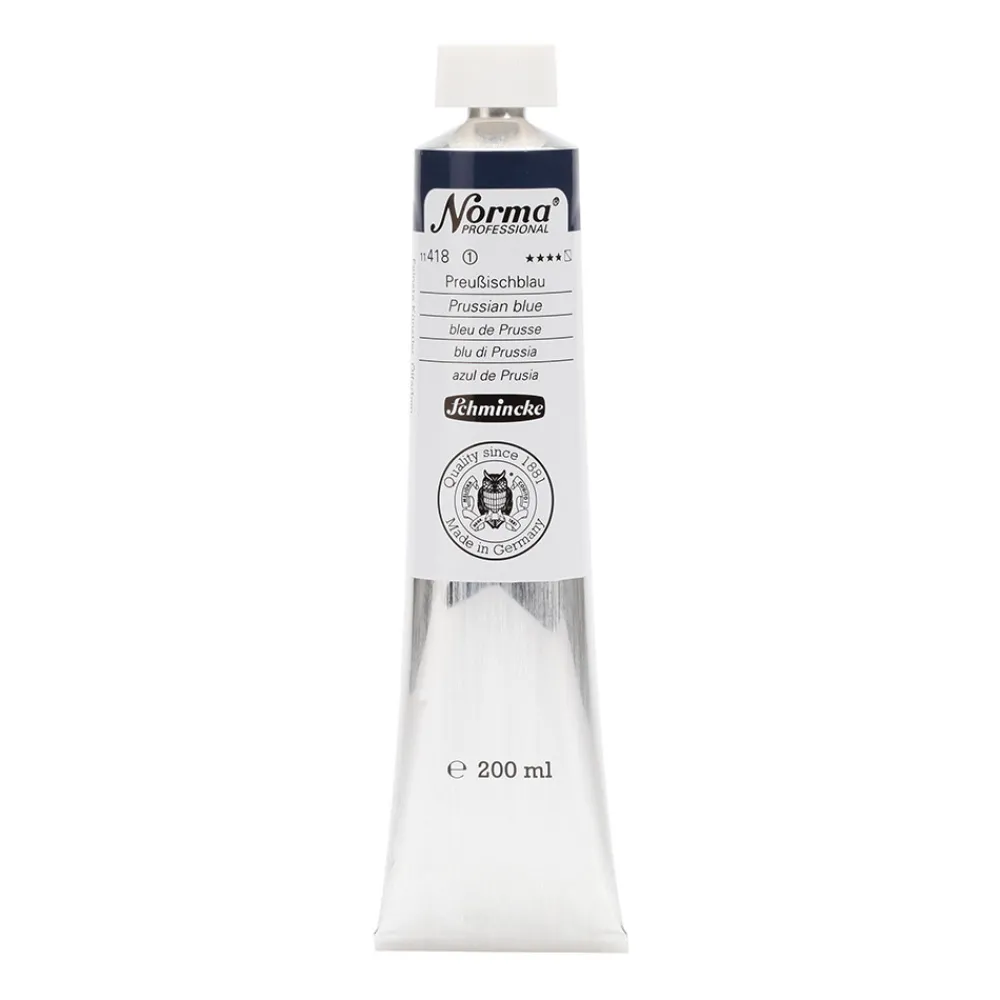 Schmincke Farba olejna Norma Professional - - 418, Prussian Blue, 200 ml