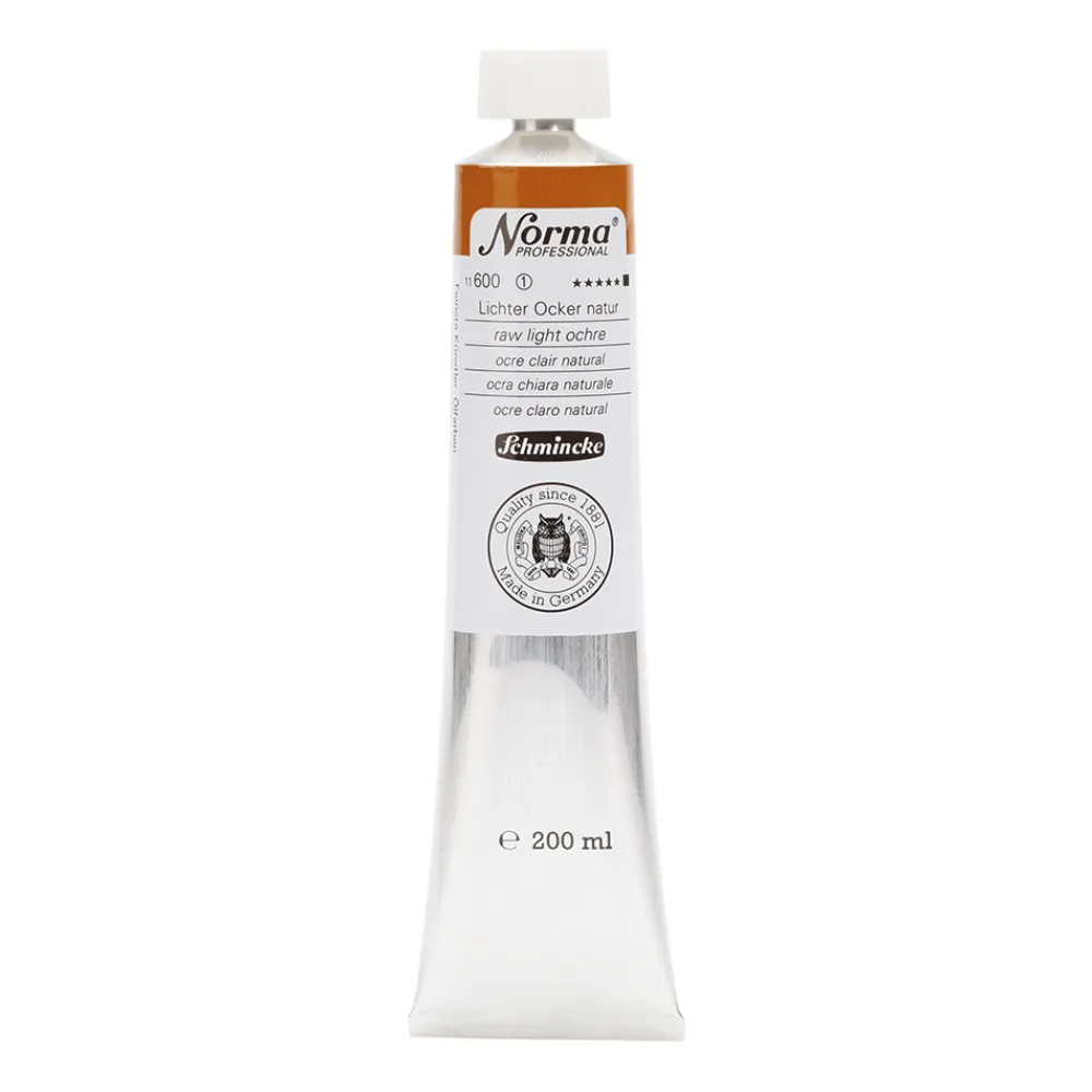 Schmincke Farba olejna Norma Professional - - 600, Raw Light Ochre, 200 ml