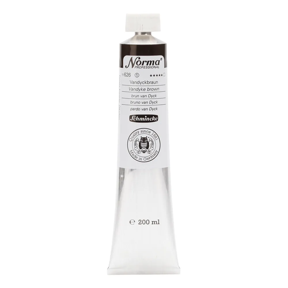 Schmincke Farba olejna Norma Professional - - 626, Vandyke Brown, 200 ml