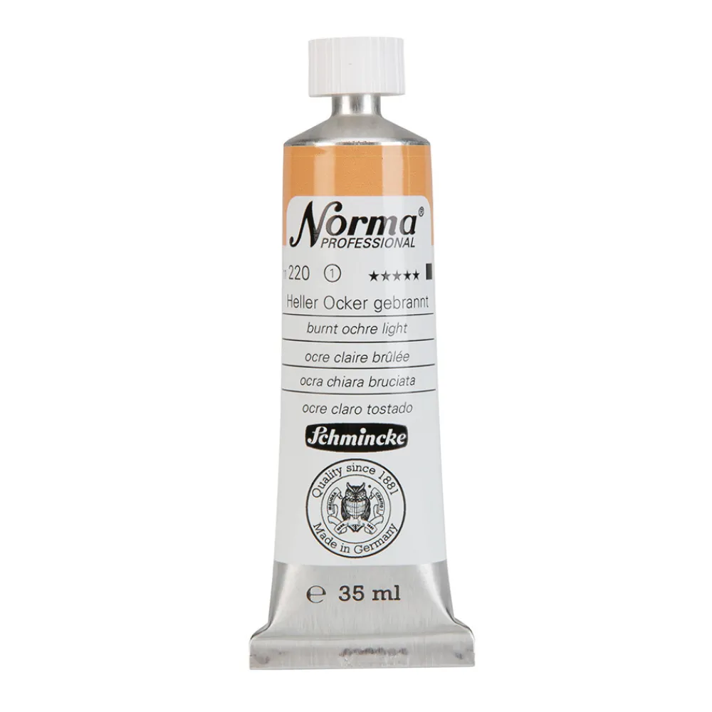 Schmincke Farba olejna Norma Professional - - 220, Burnt Ochre Light, 35 ml