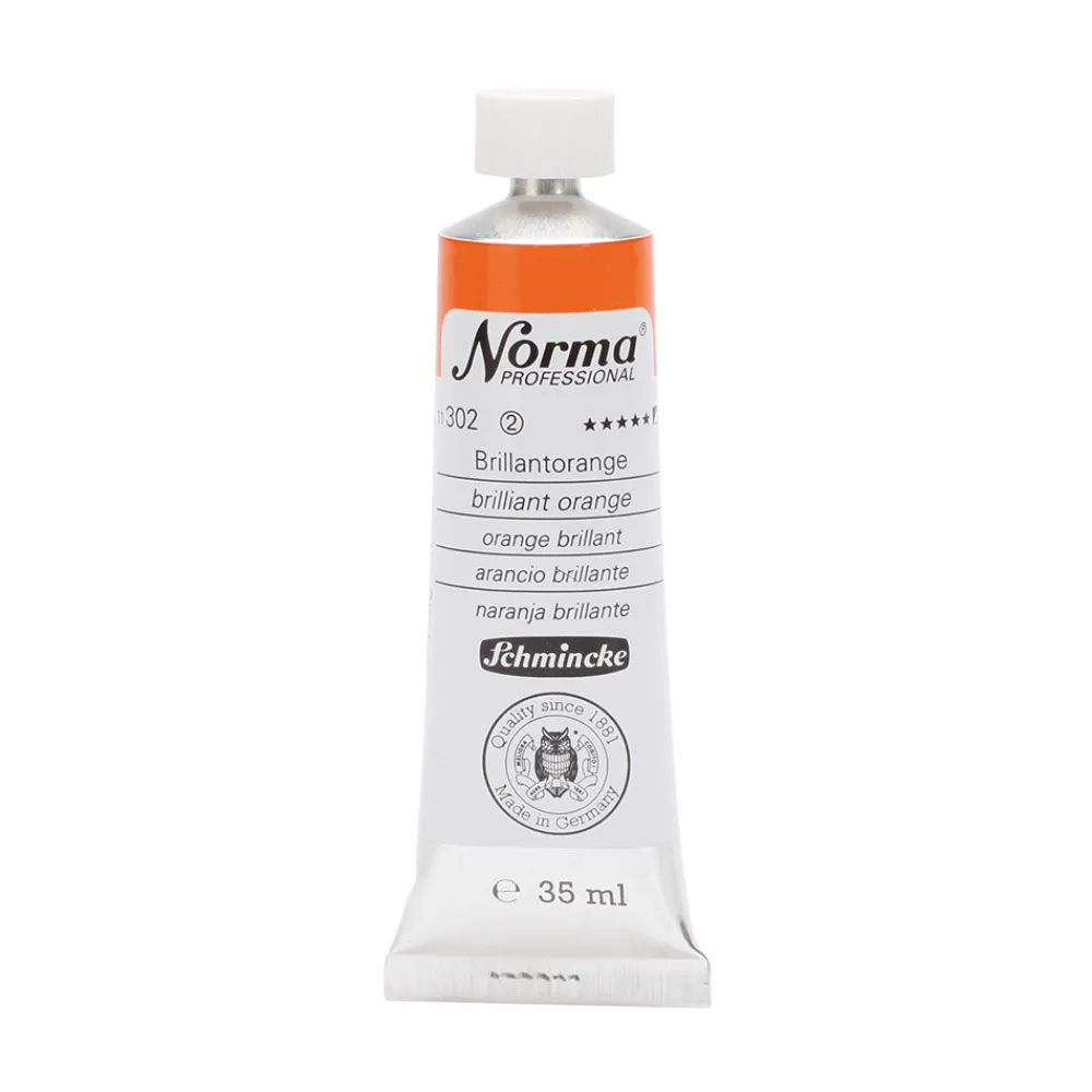 Schmincke Farba olejna Norma Professional - - 302, Brilliant Orange, 35 ml