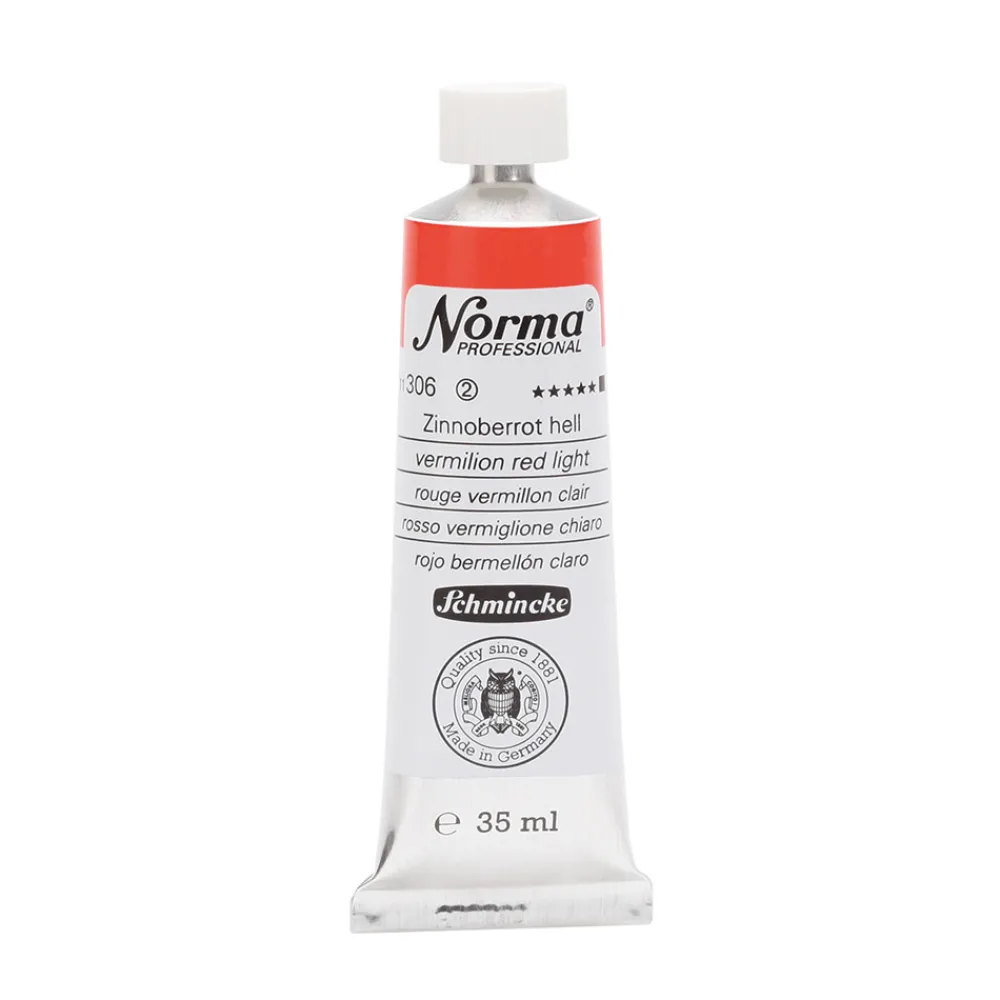 Schmincke Farba olejna Norma Professional - - 306, Vermilion Red Light, 35 ml