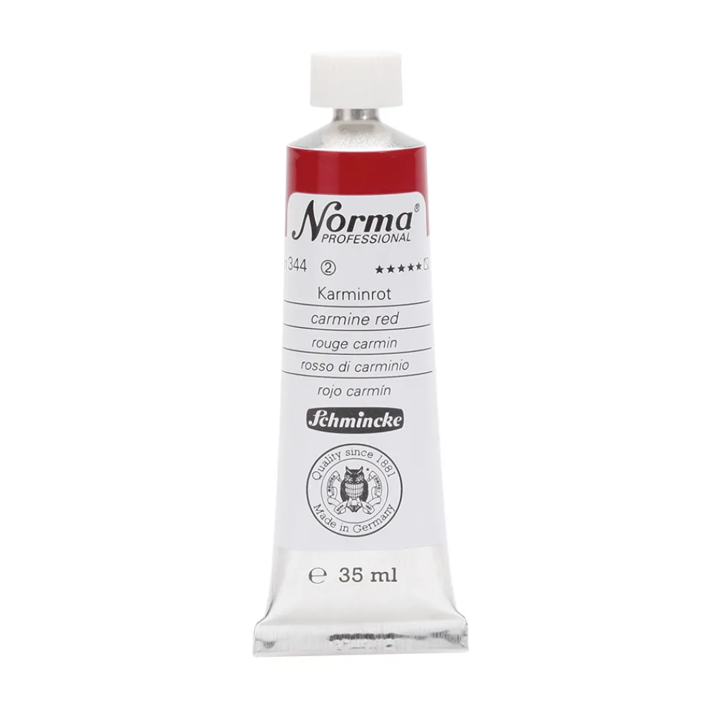 Schmincke Farba olejna Norma Professional - - 344, Carmine Red, 35 ml