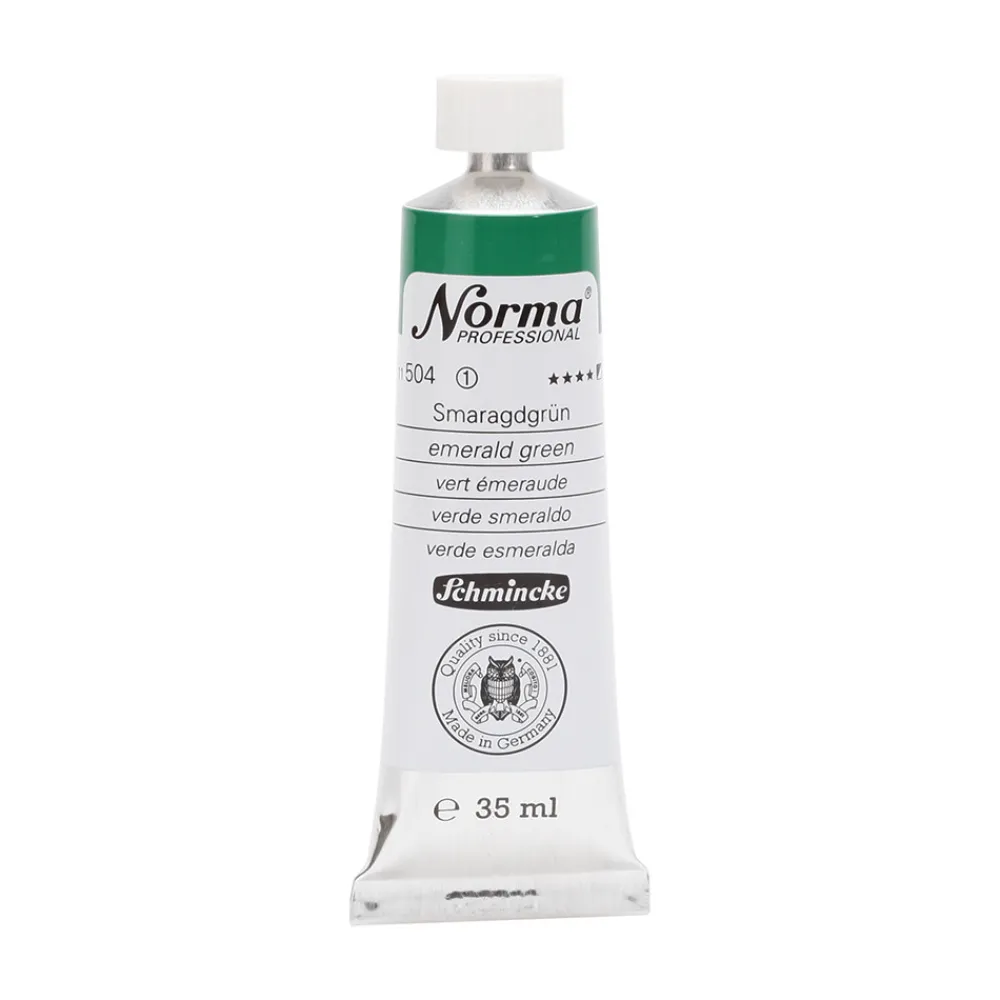 Schmincke Farba olejna Norma Professional - - 504, Emerald Green, 35 ml
