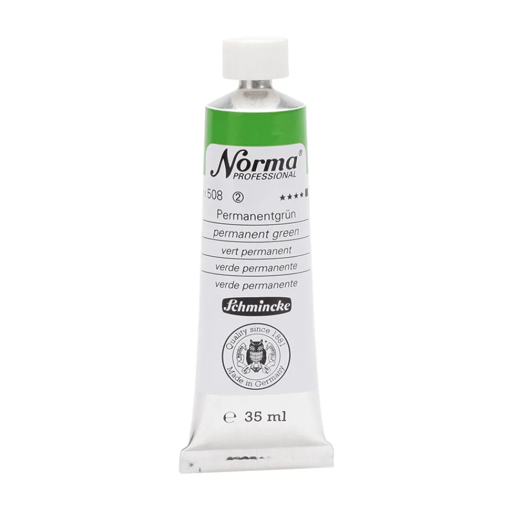 Schmincke Farba olejna Norma Professional - - 508, Permanent Green, 35 ml > Farby Olejne