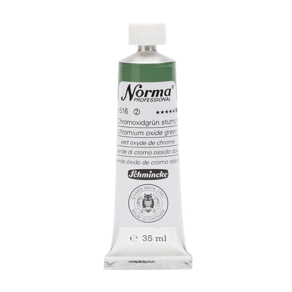 Schmincke Farba olejna Norma Professional - - 516, Chromium Oxide Green, 35 ml