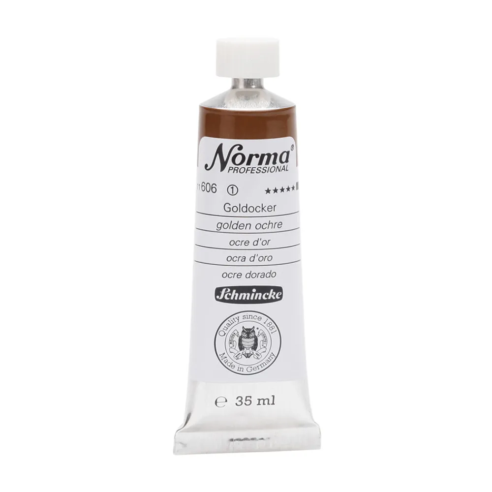Schmincke Farba olejna Norma Professional - - 606, Golden Ochre, 35 ml > Farby Olejne