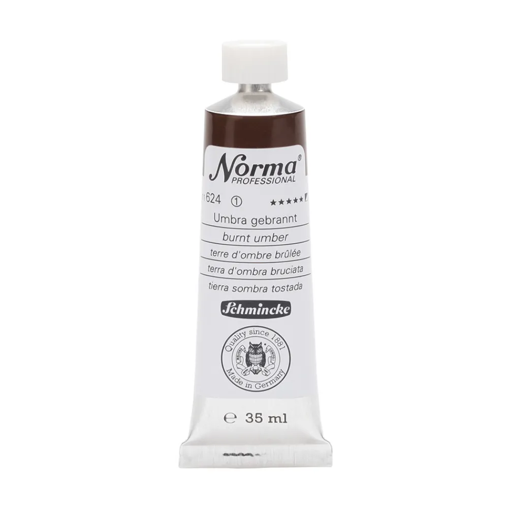 Schmincke Farba olejna Norma Professional - - 624, Burnt Umber, 35 ml